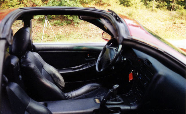 looking into the car from the right side