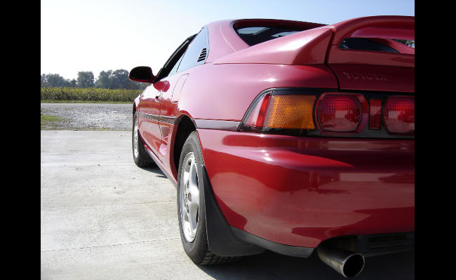 MR2 rear left corner