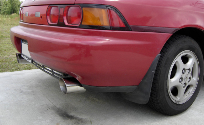 It looks much nicer, but those wheels... MR2 right rear corner