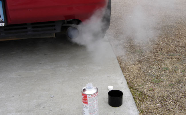 I cleaned out the injectors with Seafoam exhaust smoking