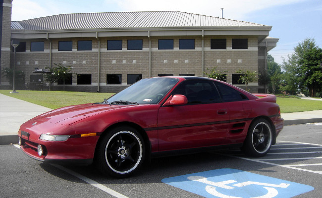One of the last photos of my MR2 I took while in the AF MR2 left side
