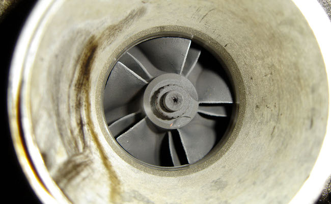 I inspected as much as I could, including the turbo turbine