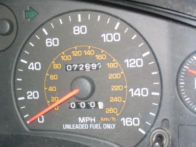 odometer reading 72,697